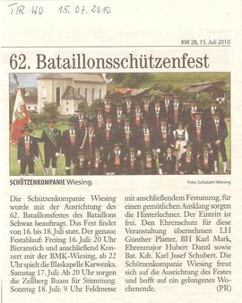 62. Bataillonsschützenfest