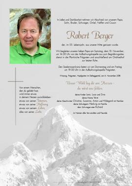 Robert Berger, im 55. Lebensjahr