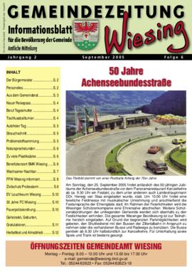 Gemeindezeitung September 2005