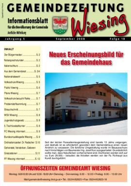 Gemeindezeitung September 2008