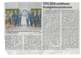TÜV SÜD eröffnete Kompetenzzentrum