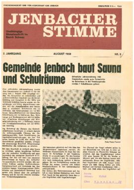 Jenbacher Stimme, Ausgabe 8, August 1969