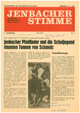 Jenbacher Stimme, Ausgabe 4, April 1972