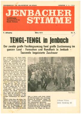 Jenbacher Stimme, Ausgabe 3, März 1973