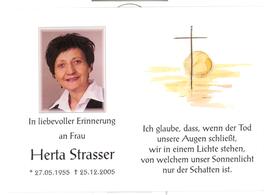 Herta Strasser, im 51. Lebensjahr