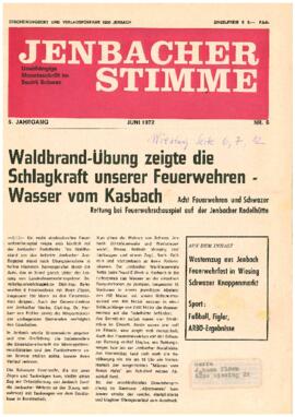 Jenbacher Stimme, Ausgabe 6, Juni 1972