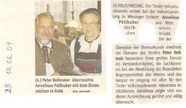 Tiroler Volksmusikverein übergab in Wiesing Ehrenzeichen in Gold