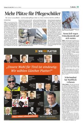 Wahlwerbung für Landtagswahl 2013 ÖVP - Platter
