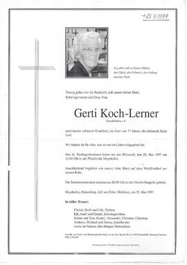 Koch-Lerner Gerti