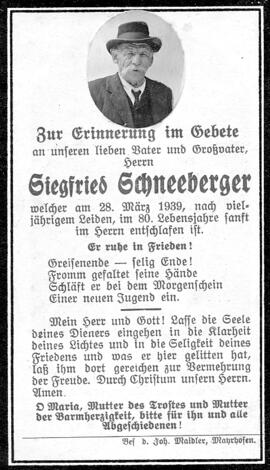 Schneeberger Siegfried