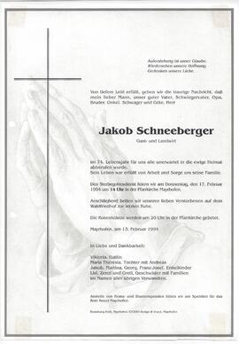 Schneeberger Jakob
