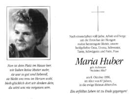 Huber, Maria