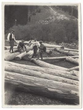 Holzmessen im Waldl, Stillupp 1930