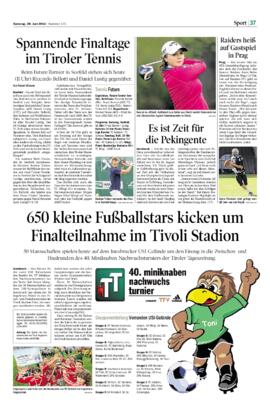 650 kleine Fußballstars kicken um Finalteilnahme im Tivoli Stadion