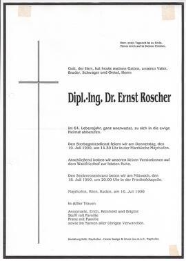 Roscher DI Dr. Ernst