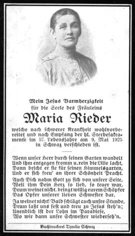 Rieder, Maria