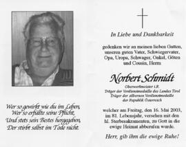 Schmidt, Norbert