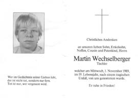 Wechselberger, Martin