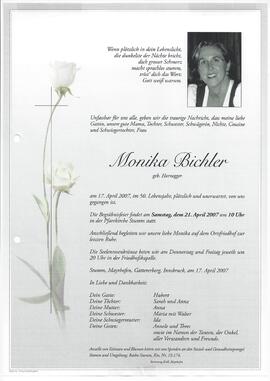 Bichler Monika, geborene Hornegger