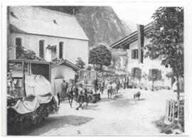 Waldfestwagen vor dem Kramerwirt 1903