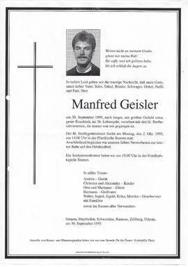 Geisler Manfred