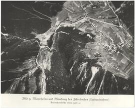 Bild gegen Mayrhofen und Mündung des Zillerbaches (Luftaufnahme)