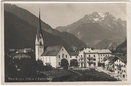 Kirche und Dorf um 1910