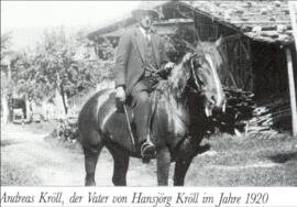 Kröll Andreas, Kramerwirt, Vater von Franz Hansjörg u Midi