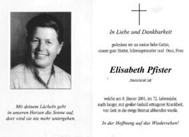 Pfister, Elisabeth