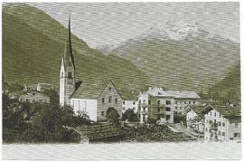 Ansicht des Ortskerns mit Pfarrkirche