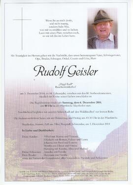 Geisler Rudol, vulgo "Diggl Rudl"