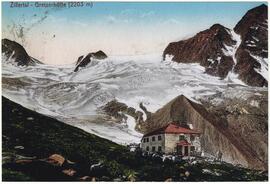 300 Greizerhütte gegen Gletscher Floite