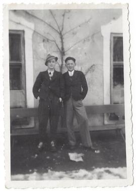Hermann knauer und Fritz Pfiste Wildauer Junge Mayrhofner