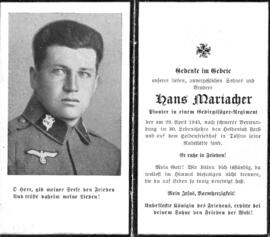 Mariacher, Hans