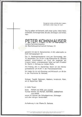 Kohnhauser Peter