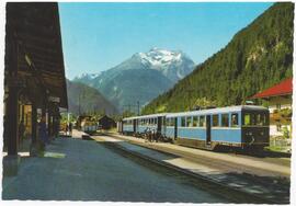 Bahnhof Mayrhofen mit Triebwagen