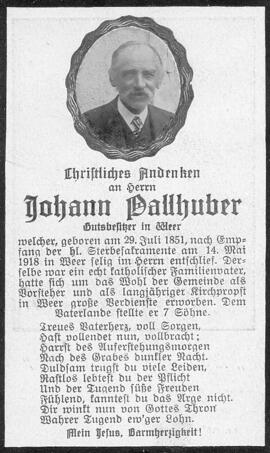 Pallhuber, Johann