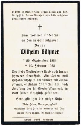 Böhmer Wilhelm