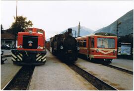 Lokomotiven im Bahnhof Jenbach