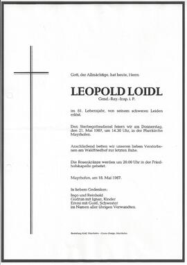 Loidl Leopold