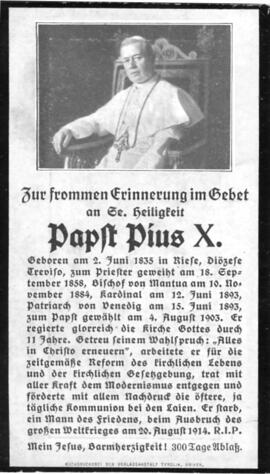 Papst, Piusx
