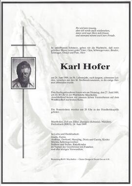 Hofer Karl
