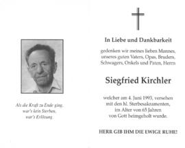 Kirchler, Siegfried