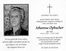 Opbacher, Johanna