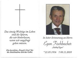 Fischbacher Egon, vulgo &quot;Edelhof Egon&quot;