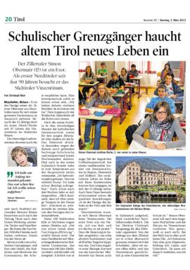 Schulischer Grenzgänger haucht altem Tirol neues Leben ein