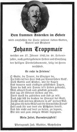 Troppmair, Johann