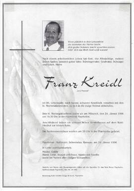 Kreidl Franz, vulgo "Leu Franzal"