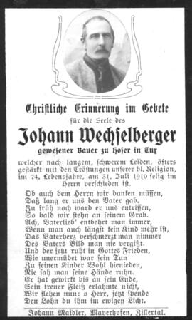 Wechselberger, Johann