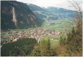 Mayrhofen Ortspanorama  aus drei Aufnahmen